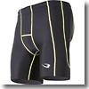 BODYMAKER（ボディメーカー） BM・GEAR アスリート （ハーフパンツ） L BKYE（ブラック×イエロー）