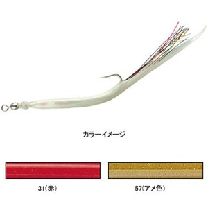 デュエル（DUEL） クルクル キンキラ糸付 4／0号 31（赤）