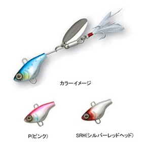 デュエル(DUEL) ソルトスピナー 24g SRH(シルバーレッドヘッド)