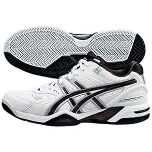 アシックス（asics） アドバンテージ SL 23.5cm 128（ホワイト×ダークブラウン）