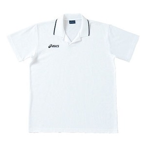 アシックス(asics) XA6041 ポロTシャツ XO 0101(ホワイト×ホワイト)