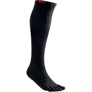 injinji(インジンジ) コンプレッショントゥーソックス OVER THE CALF M ブラック
