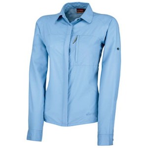 sherpa(シェルパ) ジャヤロングスリーブシャツ Women's S BL(ブルーアカシ)