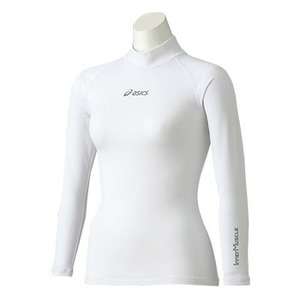 アシックス（asics） XA3112 肩バランスハイネックLSシャツ Women's M 01（ホワイト）