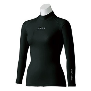 アシックス（asics） XA3112 肩バランスハイネックLSシャツ Women's L 90（ブラック）