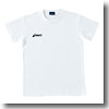 アシックス（asics） XAJ806 Jr.Tシャツ 140 150（ホワイト×ネイビー）
