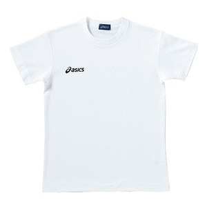 アシックス(asics) XAJ806 Jr.Tシャツ 160 190(ホワイト×ブラック)