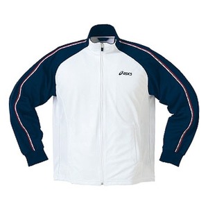 アシックス（asics） ジャムジー（R） PSトップ M 0150（ホワイト×ネイビー）