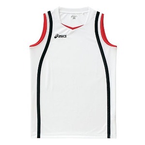 アシックス(asics) XB2351 W'Sゲームシャツ M 0190(ホワイト×ブラック)