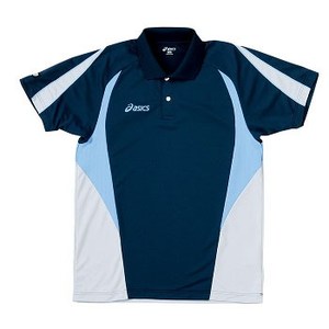 アシックス（asics） XK1049 ゲームシャツHS Men's M 5010（ネイビー×ライトシルバー）