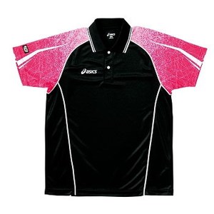 アシックス(asics) XK1050 ゲームシャツHS Men's SS 9001(ブラック×ホワイト)