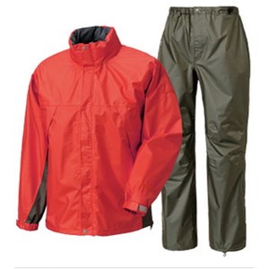 プロモンテ（PuroMonte） ゴアテックス レインスーツ Men's L レッド×チャコール