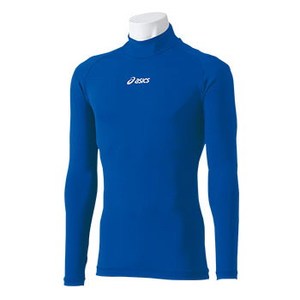 アシックス（asics） XS6621 ハイネックシャツLS Junior's 140 45（ブルー）