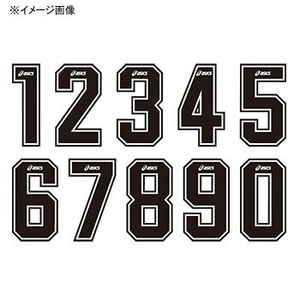 アシックス（asics） 背番号・胸番号セット 3 90（ブラック）