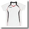 アシックス(asics) XW1306 ゲームシャツHS Men's M 0190(ホワイト×ブラック)