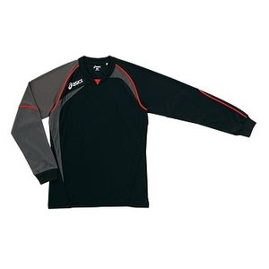 アシックス(asics) XW1309 ゲームシャツLS Men's L 9091(ブラック×カーボン)