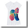 アシックス（asics） チュニック丈グラフィックTシャツ Women's L 01（ホワイト）