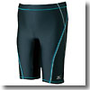 ミズノ（MIZUNO） 85ML105 ハーフスパッツL Men's L 73（チャコール×エメラルド）