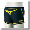 ミズノ（MIZUNO） 85RP151 ショートスパッツ Men's O 94（ブラック×イエロー）