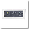 MN-4842 MONO温度計・時計・湿度計 ブラック