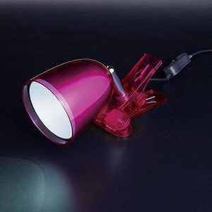 ドウシシャ(DOSHISHA) LCL-B910 乾電池BOX付きLEDカラークリップライト PK(ピンク)