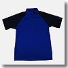 ミズノ（MIZUNO） ドライサイエンス半袖ジップネックシャツ Men's XL 23（ブルー）