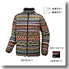 ミズノ（MIZUNO） ブレスサーモダウン・フェアアイルプリントライトウエイトジャケット Men's XL 14（ネイビー）
