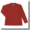 ミズノ（MIZUNO） ブレスサーモ・サーマルロフト長袖Tシャツ Men's XL 62（レッド）