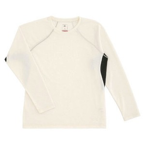 ミズノ（MIZUNO） ブレスサーモ・ライトインナー長袖Tシャツ Women's L 01（ホワイト）