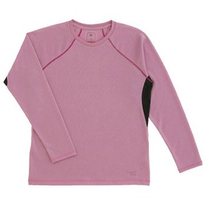 ミズノ（MIZUNO） ブレスサーモ・ライトインナー長袖Tシャツ Women's S 64（ピンク）