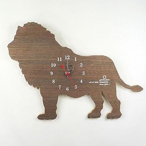 ヤマト工芸 SHADOW W（掛け時計） YK10-104 ライオン