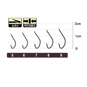 オーナー針 OHスーパーキス(デカパック) 7号 赤