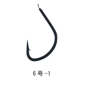 がまかつ（Gamakatsu） 海津（糸付45cm） 鈎6／ハリス1 黒