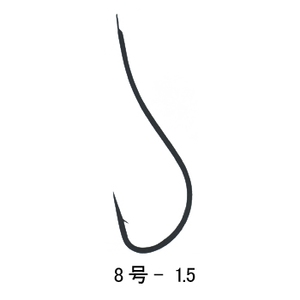 がまかつ（Gamakatsu） 流線袖 糸付 8号-1.5 白