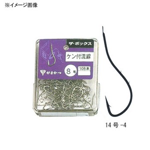 がまかつ（Gamakatsu） ケン付流線 糸付 14号-4 白