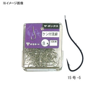 がまかつ（Gamakatsu） ケン付流線 糸付 15号-5 白