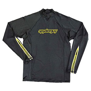 SPYDEGUY（スパイダーガイ） SRG-26200 ラッシュガード ロングスリーブ MEN'S L ブラック