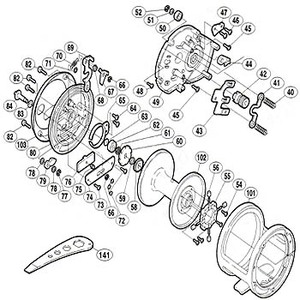 �V�}�m(SHIMANO)�@�C���@�S�O�O�O�@�p�[�c�F�N���b�N�{�^�������i�a�j�i���i�m���D�O�V�W�j
