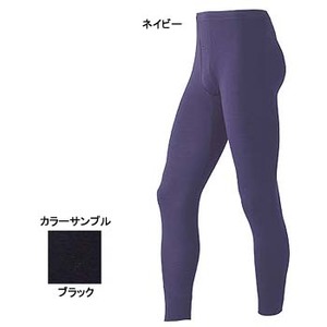 モンベル(montbell) スーパーメリノウールM.W.タイツ Men's L ネイビー(NV)