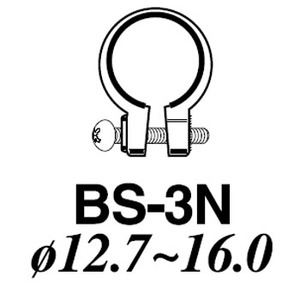 キャットアイ（CAT EYE） BS-3N 取付バンド （直径12.7-16.0mm）
