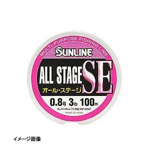 サンライン（SUNLINE） オールステージ SE 100M 8LB ピンク