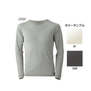 モンベル（montbell） スペリオルシルク L.W.ラウンドネックシャツ Men's M ガンメタル（GM）