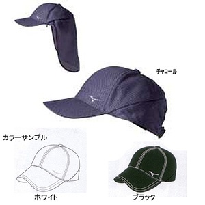 ミズノ（MIZUNO） サンシェード内蔵メッシュキャップ ブラック（09）