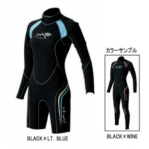 SPYDERGIRL（スパイダーガール） L／S SPRING LADY'S S BLACK×WINE