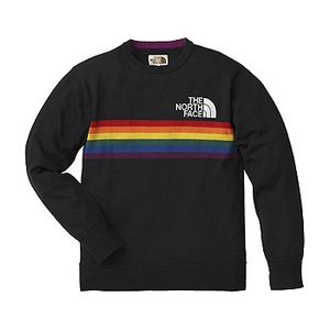 A5 Rainbow Knit Crew S K(ブラック)