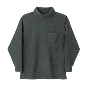 ムッシュ（MUSSHU） 97.6℃Fリバーシブルメンズハイネック長袖Tシャツ L ブラック