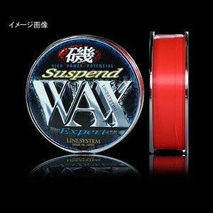 ラインシステム 磯WAX(ISO WAX)サスペンド 150M 1.5号 蛍光失透オレンジ