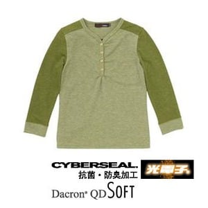 LATERRA（ラテラ） ダクロンQDSOFTヘンリー7分袖シャツ（レディース） L OE（オリーブイエロー）