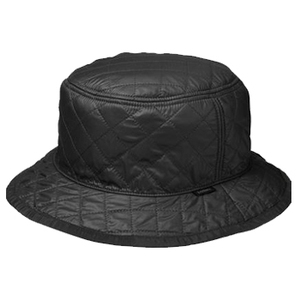 LATERRA(ラテラ) キルトウォームハット L K(ブラック)