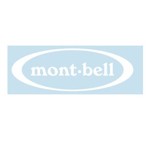 モンベル（montbell） ステッカー オーバルロゴ 転写タイプ
